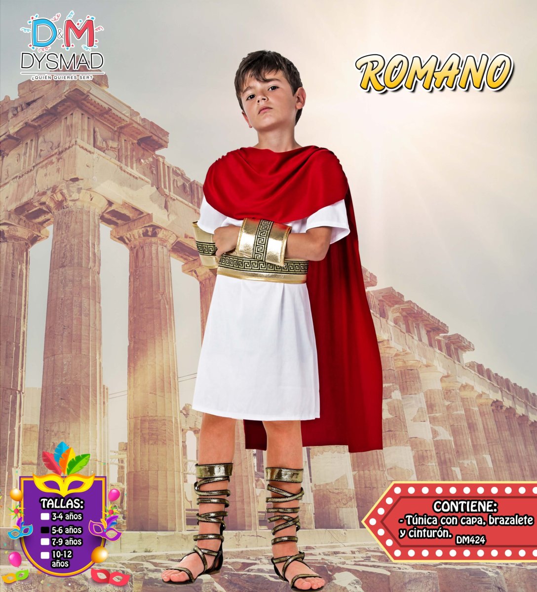 Disfraz de Romano con Espada - Imagen 3